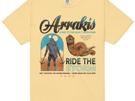 Dune Arrakis Ride the Storm Comfort Colors T-shirt Hot on Sale