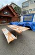 Custom 78” x 44  Olive Wood Epoxy Table, Olive Wood Table, Pearl Epoxy Resin Dining Table, Live Edge White Table, Made to Order for Ans 1 For Discount