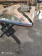 Epoxy Table, Epoxy Dining Table, Walnut Epoxy River Table, Custom 80” x 40” Walnut Smoke Gray Dining Table, Custom Order for Ni Kong Hot on Sale