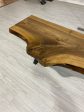 Walnut Bench, Epoxy Bench, Live Edge Table, Dining Table Bench, Dining Bench, Walnut Dining Table Bench Order for Janice Online now