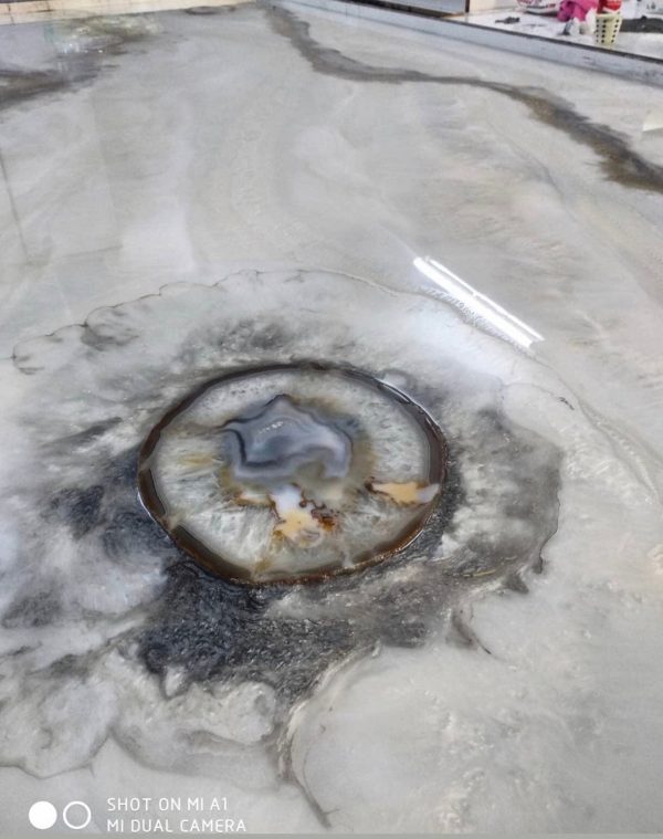 Agate Table Top, Quartz Crystal Table, Ageta Side Coffee Table, Stone Coffee Table, Unique Coffee Table, Home Decor Accent Table For Cheap