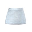 Zoe houndstooth Skirt blue Discount