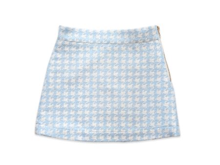 Zoe houndstooth Skirt blue Discount