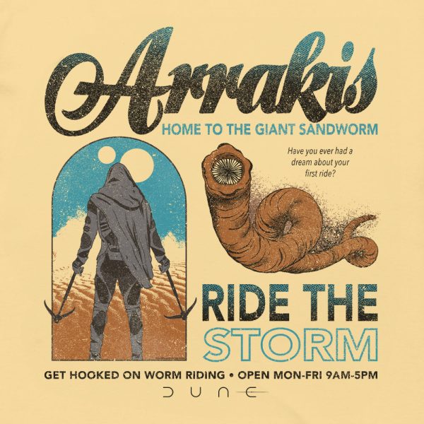 Dune Arrakis Ride the Storm Comfort Colors T-shirt Hot on Sale