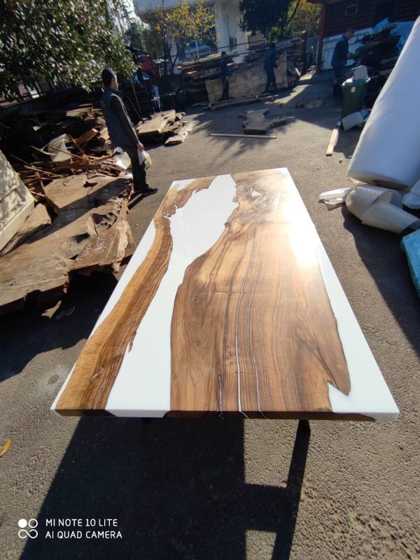 Custom 72”x 36  Walnut Epoxy Table, Epoxy Resin Table, Epoxy Dining Table, Epoxy Resin Table, Live Edge Table for Matt Hot on Sale