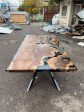 Walnut Dining Table, Epoxy Table, Epoxy Dining Table, River Table, Custom 82” x 40” Table, Clear Epoxy Dining Table, Order for Molly For Cheap