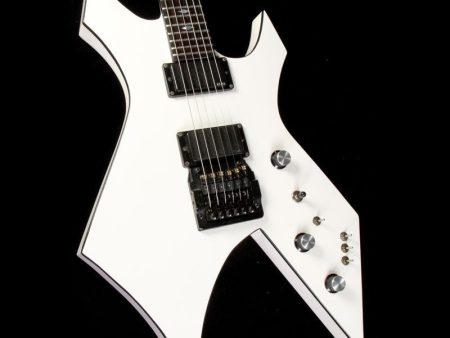 1989 B.C. Rich USA Warlock White with Black Binding Online Sale